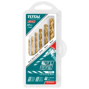 SET DE BROCAS PARA METAL HSS 6PZAS TOTAL