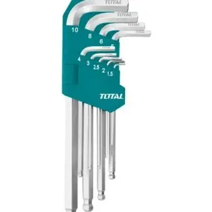 Set Juego De Llaves Medianas Allen Hexagonal 9 Piezas