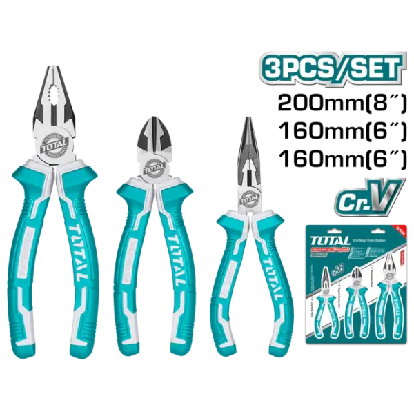 Set Alicates 3 pzas