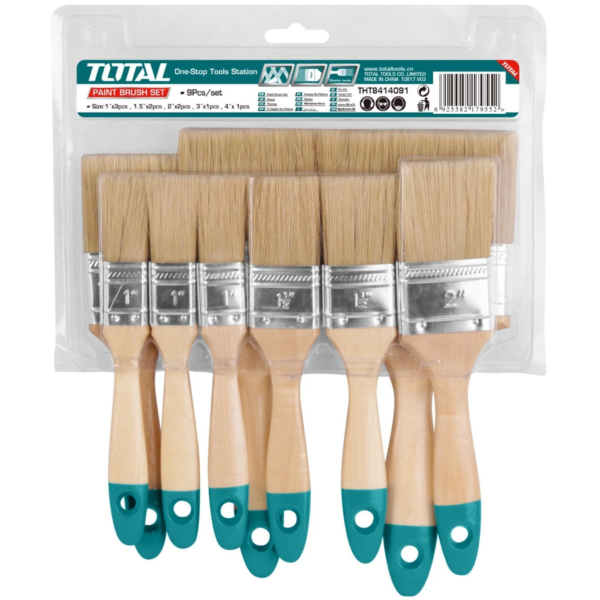 Set Brochas Con Mango 9pzas