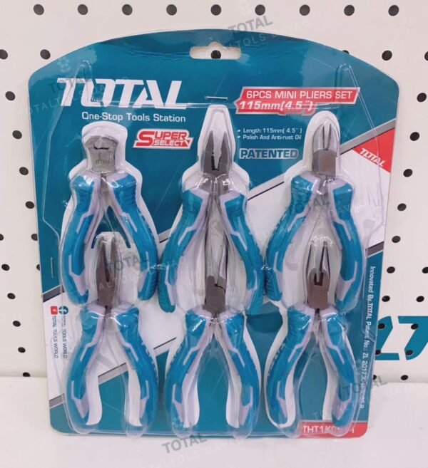 Set Mini Alicates 6pzas Para Artesania TOTAL