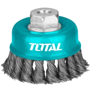 Grata Copa De Acero Trenzado 4'' (100MM) TOTAL